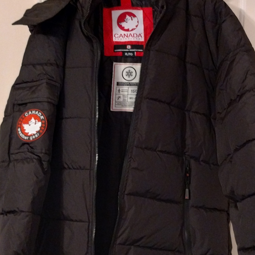 Canada Weather Gear Charcoal Puffer Jacket
